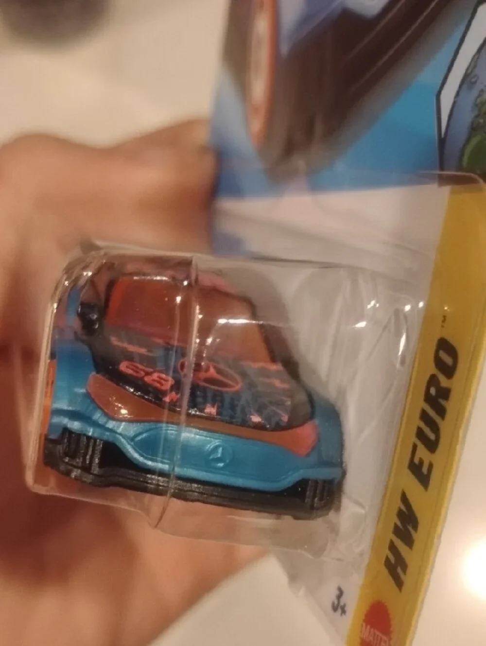 Mattel Hot Wheels Mercedes-Benz CLA HW - Blue & Orange